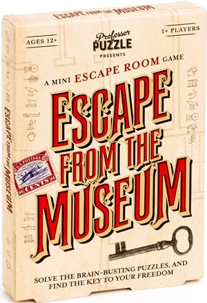PROFPESCMUS Escape From The Museum Card Game published by Professor Puzzle
