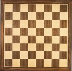 RFWALNUT45 Walnut and Maple 45cm Chess Board published by Rechapardos Ferrer