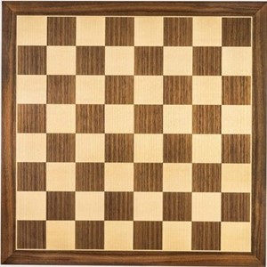 RFWALNUT50 Walnut and Maple 50cm Chess Board published by Rechapardos Ferrer