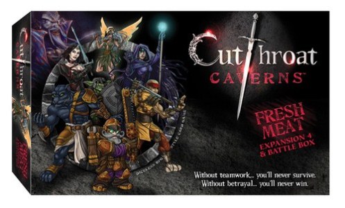 SD0045 Cutthroat Caverns Card Game Exp 4: Fresh Meat published by Smirk and Dagger Games