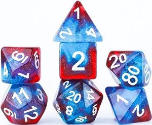 SDZ001903 Celestial Starry Skies Polyhedral Dice Set published by Sirius Dice