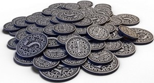 SHAOAT07 Oathsworn Board Game: Into The Deepwood Metal Coins published by Shadowborne Games
