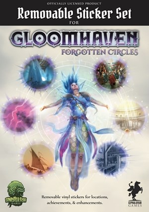 SIF00021 Gloomhaven Board Game: Forgotten Circles Removable Sticker Set published by Sinister Fish Games