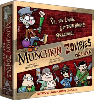 SJ1495 Munchkin Zombies Card Game: Deluxe Edition published by Steve Jackson Games