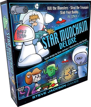 SJ1502 Star Munchkin Deluxe Game published by Steve Jackson Games