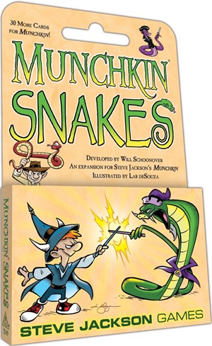 SJ1589 Munchkin Card Game: Snakes Expansion published by Steve Jackson Games