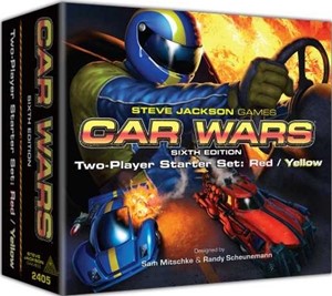 SJ2405 Car Wars Board Game: Sixth Edition: Two-Player Starter Set: Red / Yellow published by Steve Jackson Games