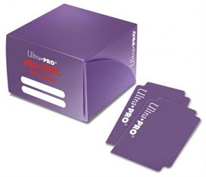 UP84357 Ultra Pro - Purple Pro Dual 180 Card Deck Box published by Ultra Pro