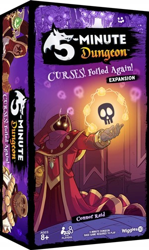 W3D5MD02 5 Minute Dungeon Card Game: Curses! Foiled Again! Expansion published by 3D Wiggles
