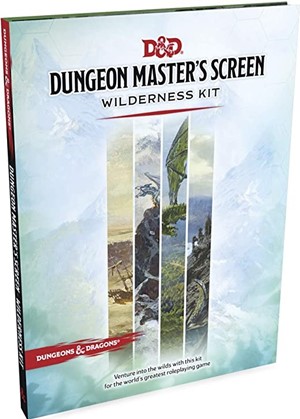 WTCC9185 Dungeons And Dragons RPG: Dungeon Master's Screen Wilderness Kit published by Wizards of the Coast