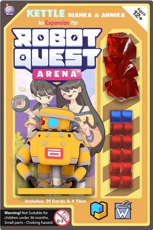 WWGRQ803 Robot Quest Arena Card Game: Kettle Robot Pack Expansion published by Wise Wizard Games
