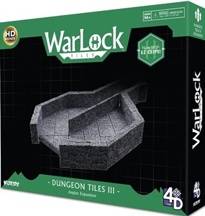 WZK16512 WarLock Tiles System: Dungeon Tile III - Angles published by WizKids Games