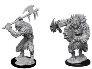WZK72569S Dungeons And Dragons Nolzur's Marvelous Unpainted Minis: Gnolls published by WizKids Games