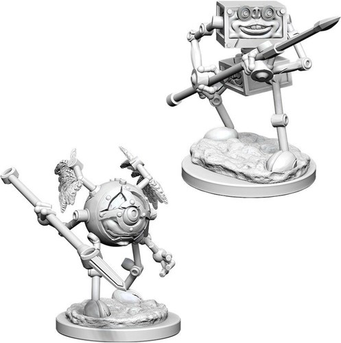 WZK73406S Dungeons And Dragons Nolzur's Marvelous Unpainted Minis: Monodrone And Duodrone published by WizKids Games