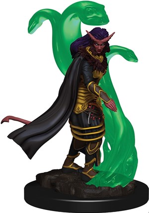 WZK73818S Dungeons And Dragons: Tiefling Female Sorcerer Premium Figure published by WizKids Games