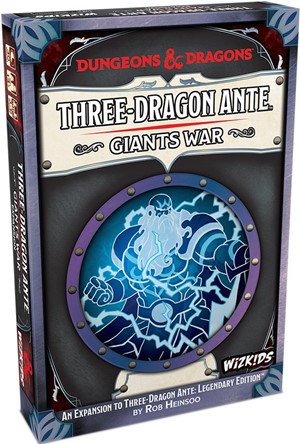 WZK87555 Three Dragon Ante Card Game: Giants War Expansion published by WizKids Games
