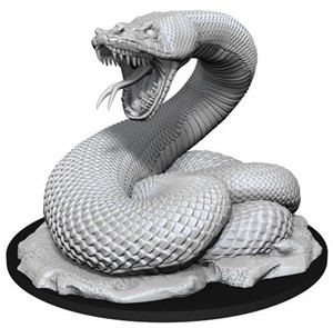 WZK90164S Dungeons And Dragons Nolzur's Marvelous Unpainted Minis: Giant Constrictor Snake published by WizKids Games