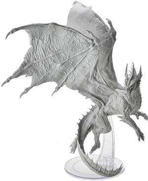 WZK90578 Dungeons And Dragons Nolzur's Marvelous Unpainted Minis: Adult Red Dragon published by WizKids Games