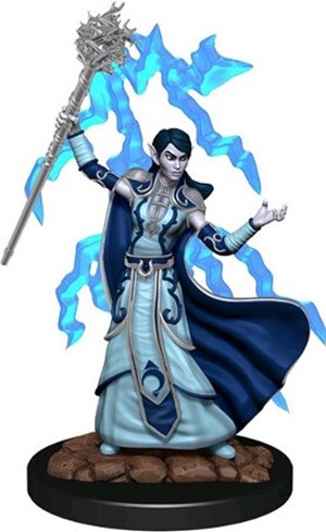 WZK93045S Dungeons And Dragons: Elf Wizard Female Premium Figure published by WizKids Games
