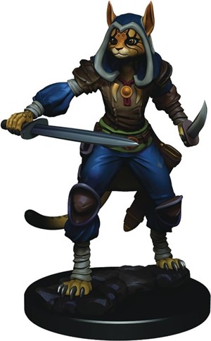 WZK93050S Dungeons And Dragons: Tabaxi Rogue Male Premium Figure published by WizKids Games