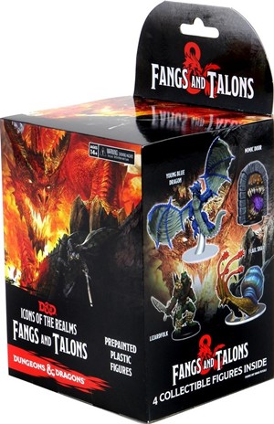 WZK96000S Dungeons And Dragons: Fangs And Talons Booster Pack published by WizKids Games