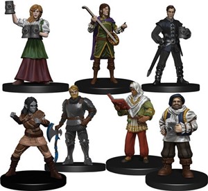 WZK96018 Dungeons And Dragons: Icons Of The Realms: The Yawning Portal Inn Friendly Faces Pack published by WizKids Games