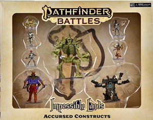 WZK97539 Pathfinder Battles: Impossible Lands - Accursed Constructs Boxed Set published by WizKids Games