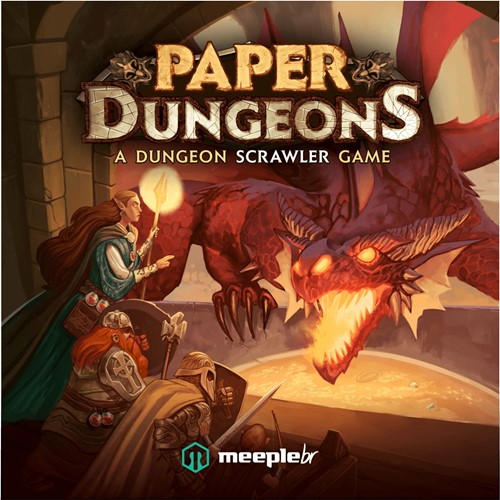 ACG034 Paper Dungeons Board Game published by Alley Cat Games