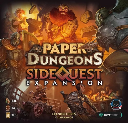 ACG073 Paper Dungeons Board Game: SideQuest Expansion published by Alley Cat Games