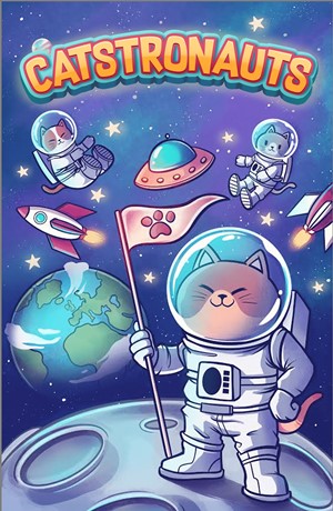 2!ACG410091 Catstronauts Card Game published by Alley Cat Games