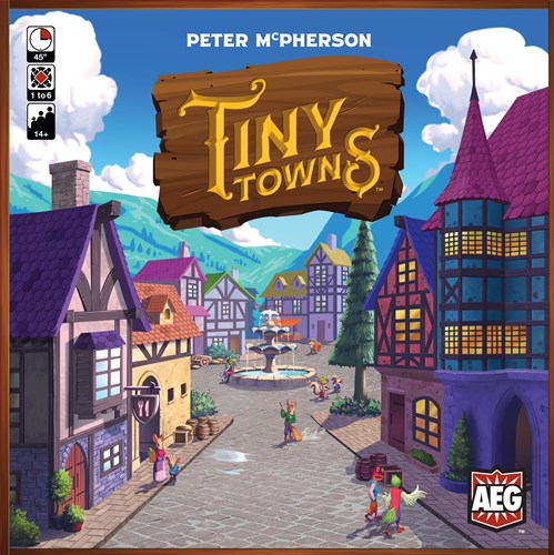 AEG7053 Tiny Towns Board Game published by Alderac Entertainment Group