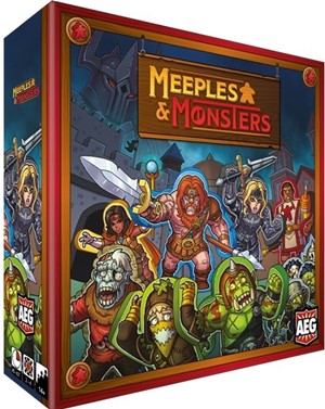 AEG7055 Meeples And Monsters Board Game published by Alderac Entertainment Group