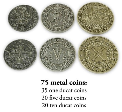 Europa Universalis Board Game: Metal Coin Set