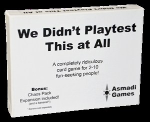 AGL0003 We Didnt Playtest This At All Card Game published by Asmadi Games