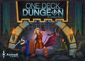 AGL0080 One Deck Dungeon Card Game published by Asmadi Games
