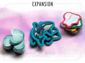 2!ALLGMEWADX Waddle Board Game: Orcas And Ice Floes Expansion published by Allplay