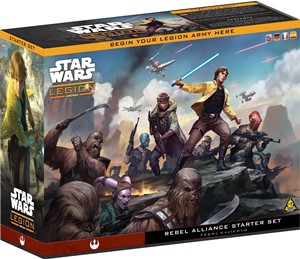 2!AMGSWQ01 Star Wars Legion: Rebel Alliance Starter Set published by Atomic Mass Games