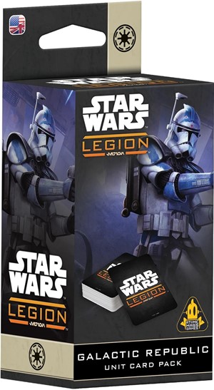 2!AMGSWQ07 Star Wars Legion: Galactic Republic Card Pack published by Atomic Mass Games