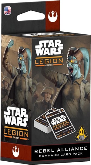 2!AMGSWQ155 Star Wars Legion: Rebel Alliance Command Card Pack published by Atomic Mass Games