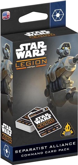 2!AMGSWQ158 Star Wars Legion: Separatist Alliance Command Card Pack published by Atomic Mass Games