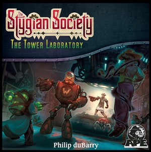 2!APE3310 The Stygian Society Board Game: The Tower Laboratory published by Ape Games