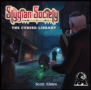 2!APE3320 The Stygian Society Board Game: The Cursed Library published by Ape Games