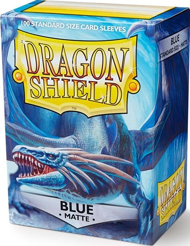 ARCT11003S 100 x Blue Standard Card Sleeves 63.5mm x 88mm (Dragon Shield) published by Arcane Tinmen