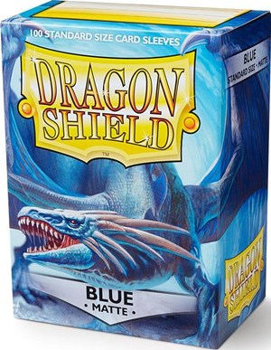 ARCT11003S 100 x Blue Standard Card Sleeves 63.5mm x 88mm (Dragon Shield) published by Arcane Tinmen