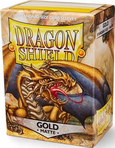 100 x Gold Standard Card Sleeves 63.5mm x 88mm (Dragon Shield)
