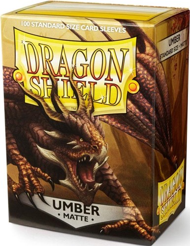 ARCT11011S 100 x Umber Standard Card Sleeves 63.5mm x 88mm (Dragon Shield) published by Arcane Tinmen