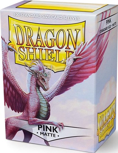 100 x Pink Standard Card Sleeves 63.5mm x 88mm (Dragon Shield)