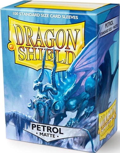 100 x Petrol Standard Card Sleeves 63.5mm x 88mm (Dragon Shield)