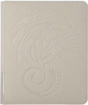 ARCT38012 Dragon Shield Card Portfolio Zipster Regular Binder - Ashen White published by Arcane Tinmen