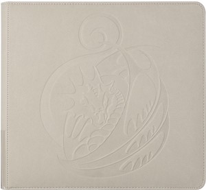 ARCT38112 Dragon Shield Card Portfolio Zipster XL Binder - Ashen White published by Arcane Tinmen